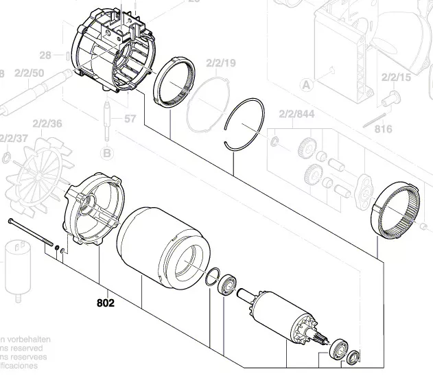 Moteur réf. 2 609 004 990 BOSCH